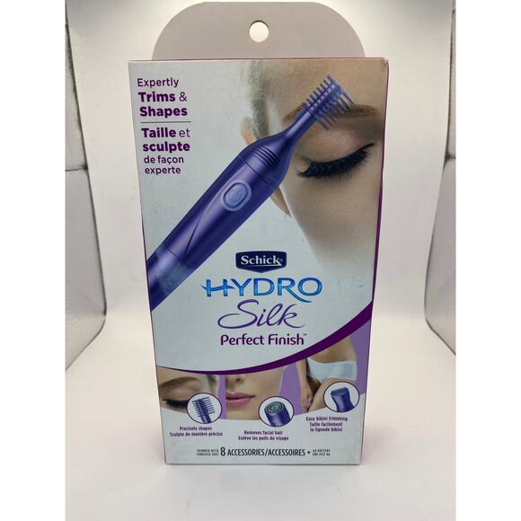 Schick Hydro Silk Perfect Finish Trimmer, 8-in-1 Grooming Kit for Women NEW - Picture 1 of 7